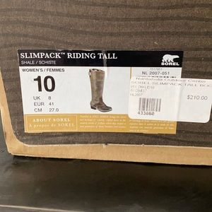 Sorel, slimpack riding tall boot, size 10